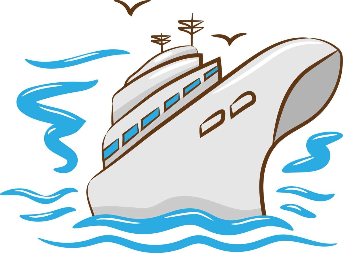 cruise-ship-graphic-clipart-design-free-png