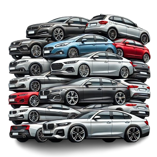 DALL_E_2024-11-06_09.32.18_-_A_compact_graphic_of_various_modern_cars_stacked_in_a_creative_arrangement__showing_side_and_front_views_of_different_models._The_cars_should_be_clean-removebg-preview